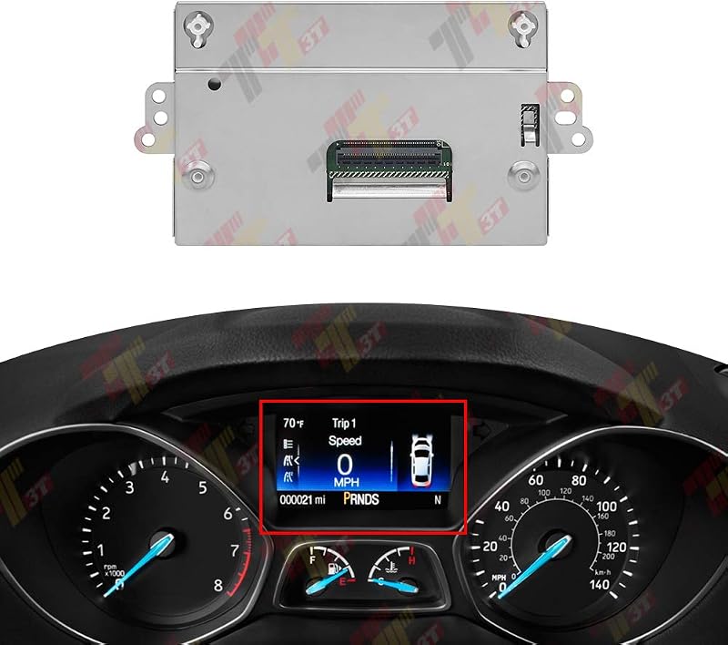 Display colorido do velocímetro Ford Escape, Focus e Edge 140 MPH ALLWAY – 1 unidade