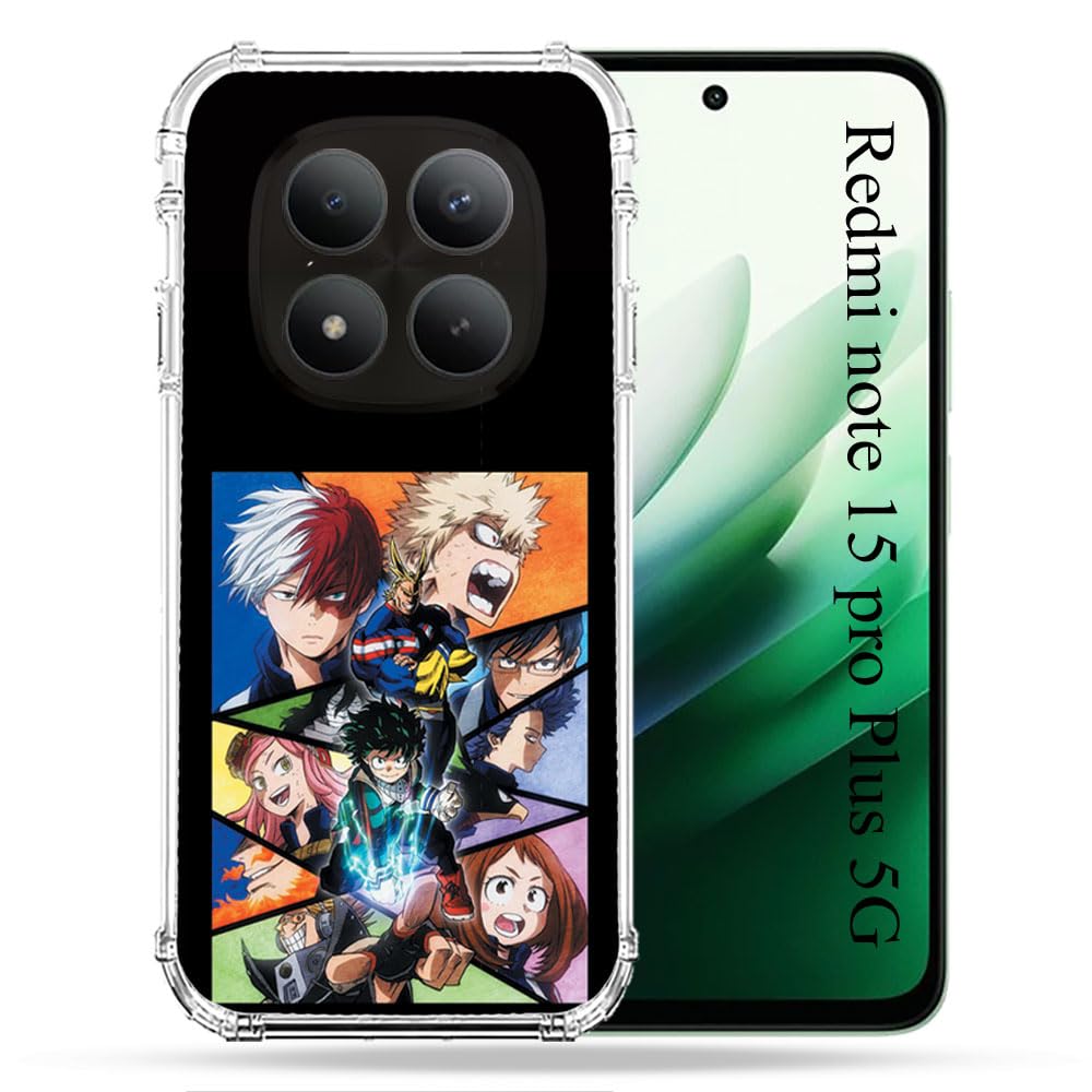 Coque Redmi Note 15 Pro Plus 5G My Hero Academia solide anti-rayures - 2