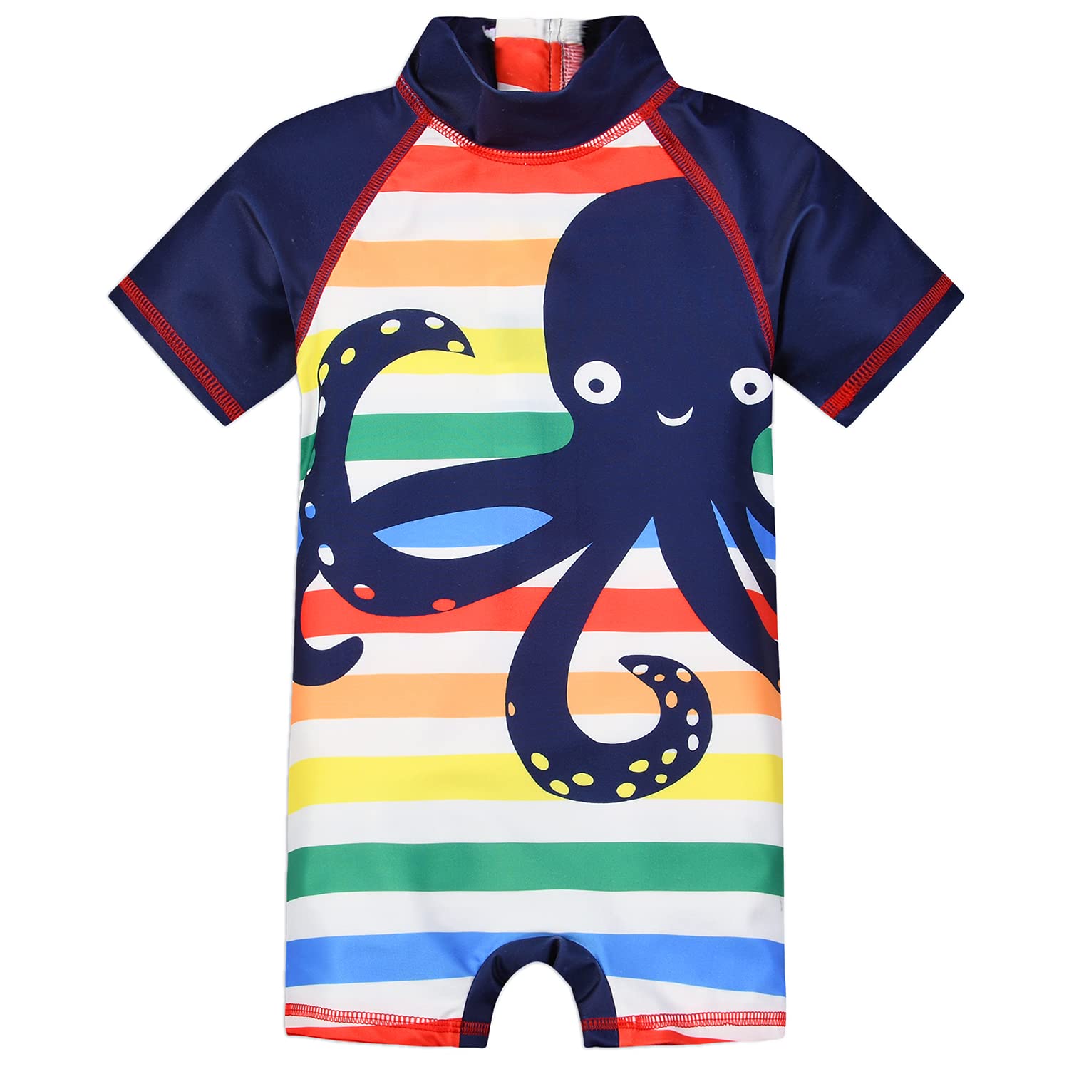 Buy Baby Boy Swimsuit Children's Swimsuit Boys Short Sleeve One Piece