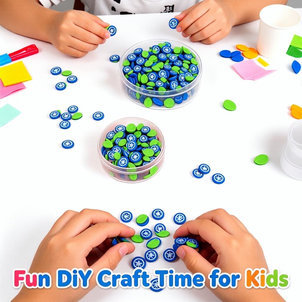 3600 Pcs Slime Mix Ins Kit, 12 Cup Colorful Fruit Slime Add Ins, Non-Toxic Slime Mixing Supplies for DIY Slime Making Kit, Perfect for Slime Crafts, Party Favors, Phone Case Decor, Nail Art image 3