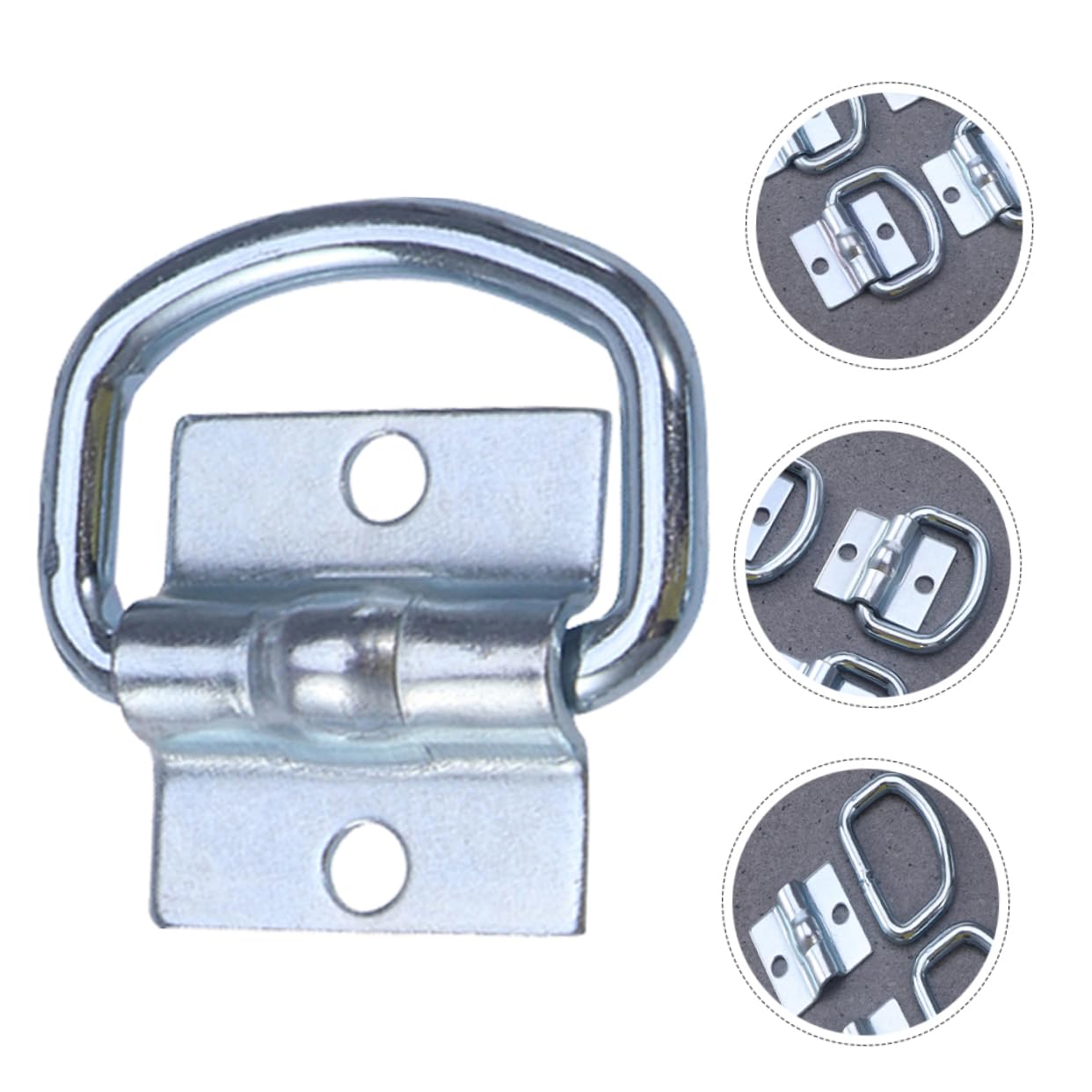 16stücke D-ring-zurröse für Anhänger Hochleistungs-d-ringe Anhänger-zurrösen Kleiner D-ring D-ring-halter Zurrösen-lieferung Utv-d-ringe Schienen-zurrösen Anhängerzubehör