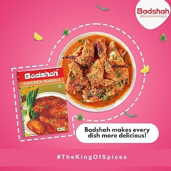 Badshah Masala, Chicken Masala Hot & Spicy, 3.5-ounce Box