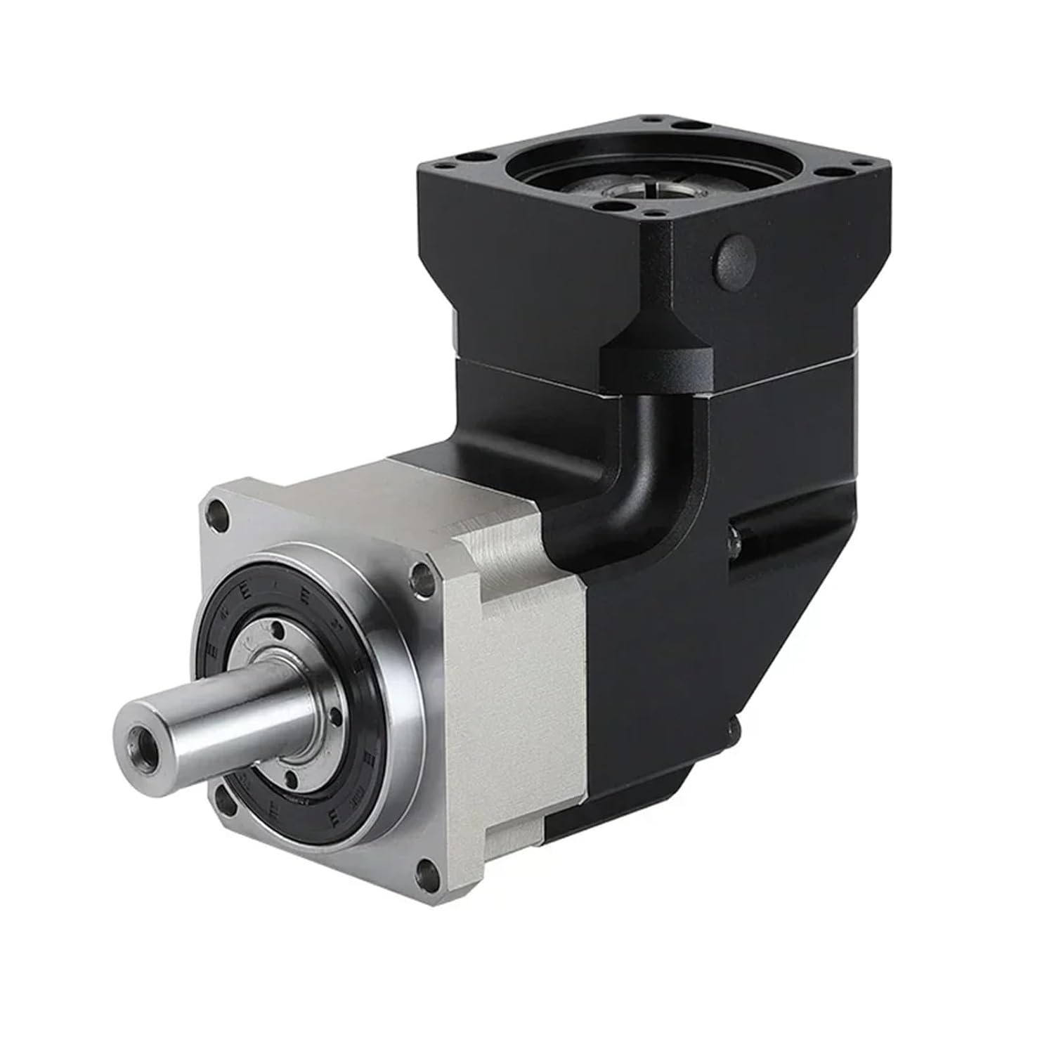 Planetary Gearbox 90 Degree Corner Right Angled Planetary Reducer Ratio 3:1~100:1 ≤8~10Arcmin for 100W-5.5KW Servo Stepper Motor(Speed Ratio 3 to 1)