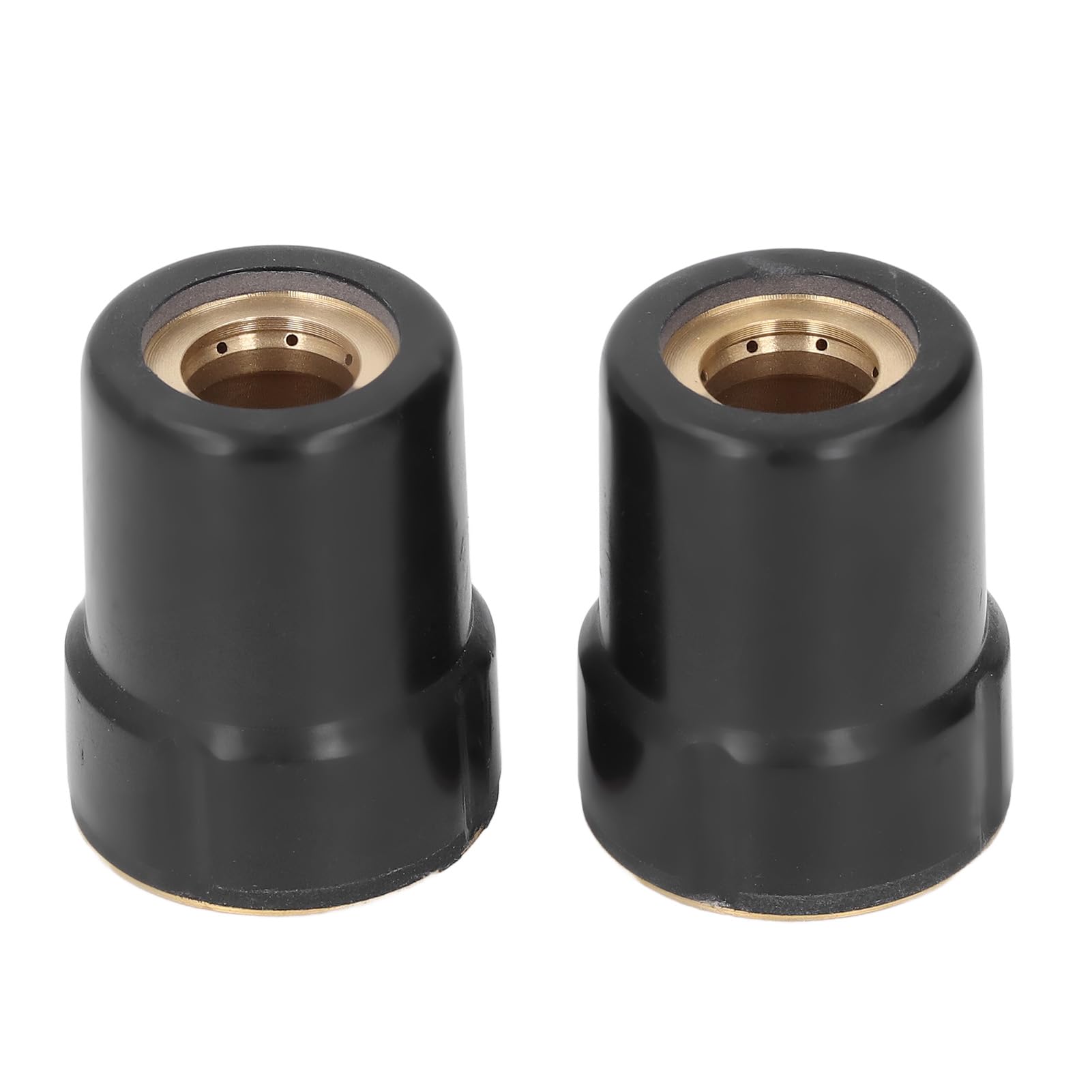 2 Pcs Plasma Torch Outside Nozzle, PC0003 Brass Cutting Torch Cutter Retaining Cap, CB50 Plasma Cutter Torch Consumables Tip for Cutting