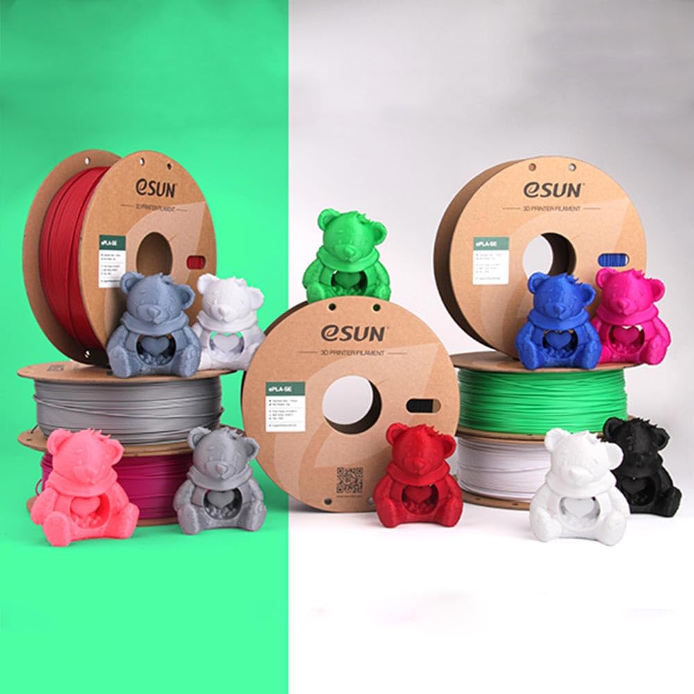 eSUN PLA Basic Filament - 1KG Green -6 eSUN PLA Basic Filament - 1KG Green -6
