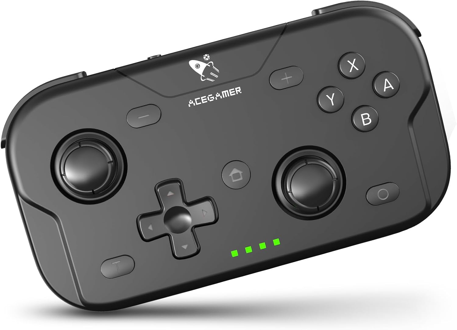 AceGamer Wireless Pocket Controller for Nintendo Switch/Switch 2/Android/iOS/PC/Steam Deck/Phone,1000Hz Polling Rate, Bluetooth Controller with Lift-and-Lock Joysticks/6-Axis Gyroscope/Turbo/Vibration (Black)
