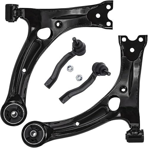 Miniatura 164 de Detroit Axle - Kit de brazos de control frontal RWD para Chrysler 300 Dodge Challenger Charger Magnum, 2 brazos de control superiores 2 rótulas