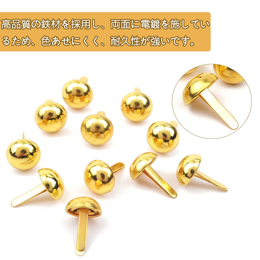 Amazon | 割りピン 120個 6mm×10mm 画鋲 押しピン 鉄製 割ピン 用装飾