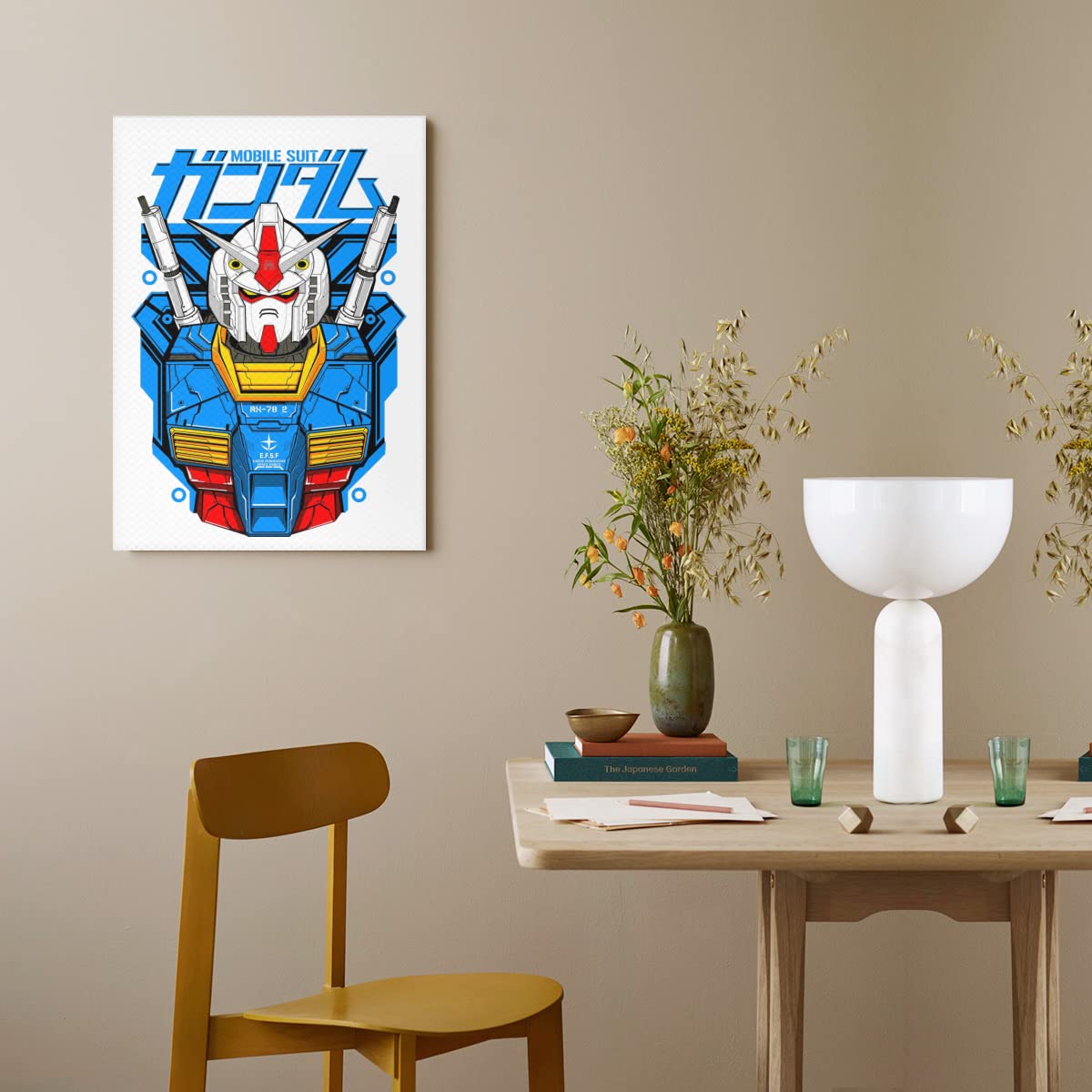 Amazon.co.jp: アートパネル ネオ ジオンガンダム キャンバス 絵画