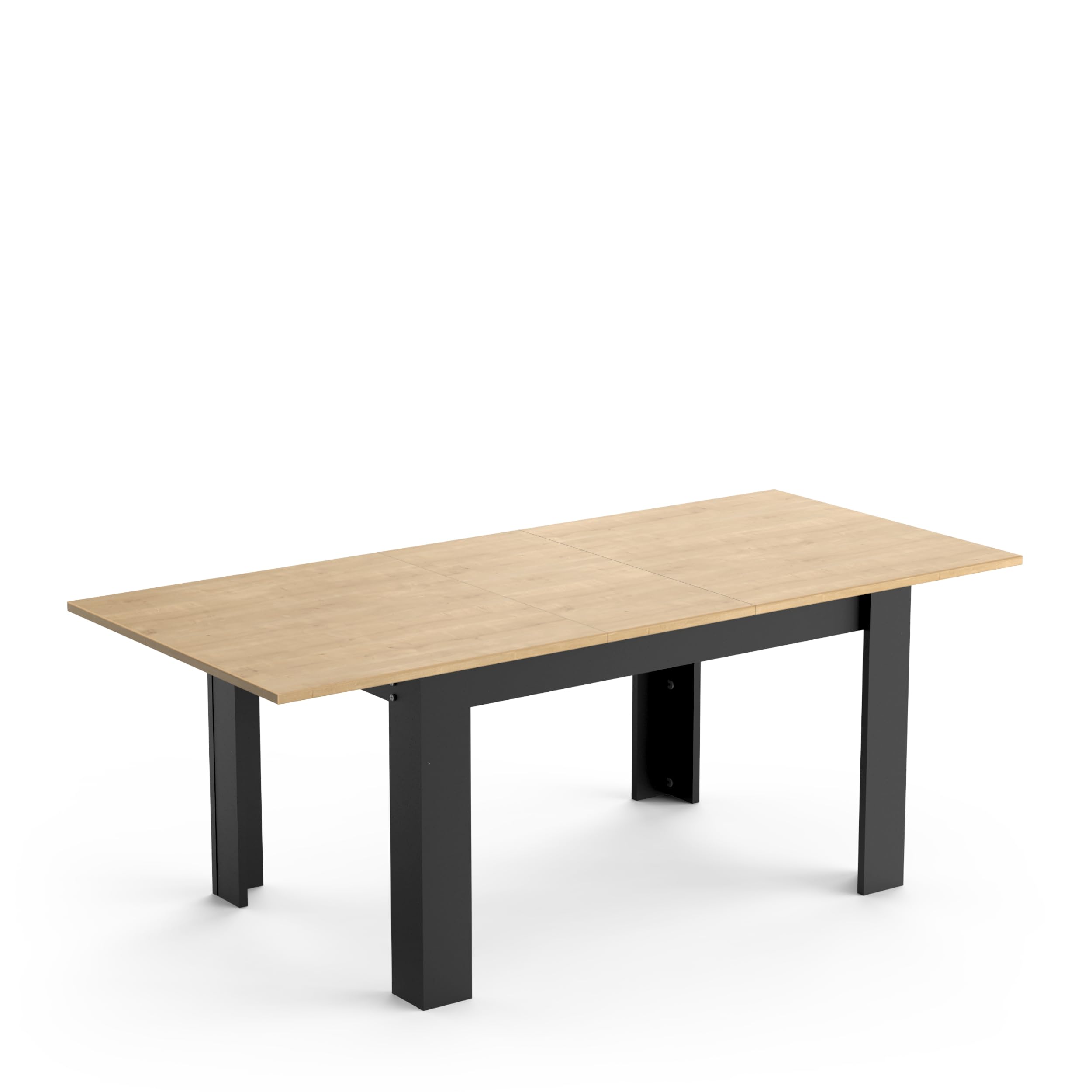 Table extensible Demeyere Craft 160/200 cm naturel chêne pour salle de séjour et salon spacieux