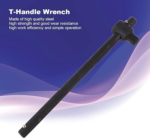 Miniatura 8 de Llave inglesa, llave deslizante con mango en T, llave de barra de acero cromado y molibdeno para mantenimiento y reparación de vehículos DIY