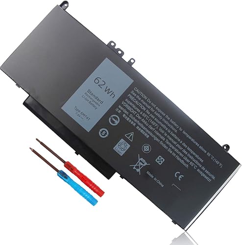 Emanjor Batería de 7.6V 62Wh 6MT4T compatible con Dell Latitude E5470 E5570 Precision 3510 Series 7V69Y TXF9M 79VRK 07V69Y 079VRK 0TXF9M 0HK6DV
