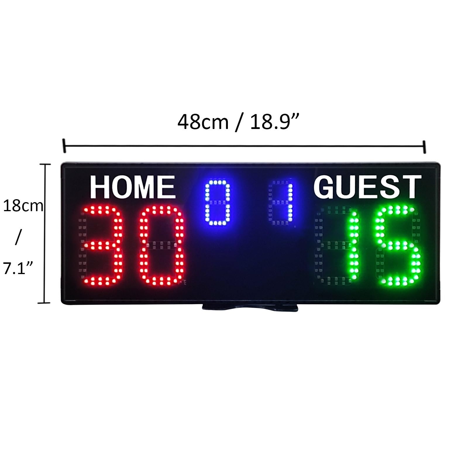 Custode del Punteggio Tabellone Segnapunti Tennis A LED for Rete, Basket Elettronico Facile da Leggere