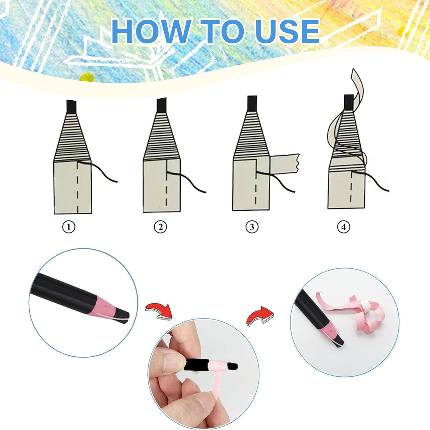 12pcs Grease Pencils Wax China Marker Pencils - Image 4