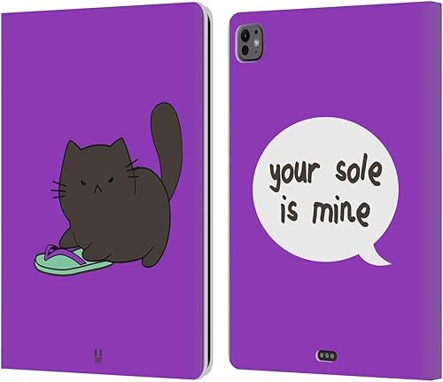 Miniatura 31 de Head Case Designs Ceiling Cat Saves Vanilla Ceiling Cat Vs Basement Cat Leather Wallet Case Compatible with Apple iPad Air 2 (2014) Gato de techo