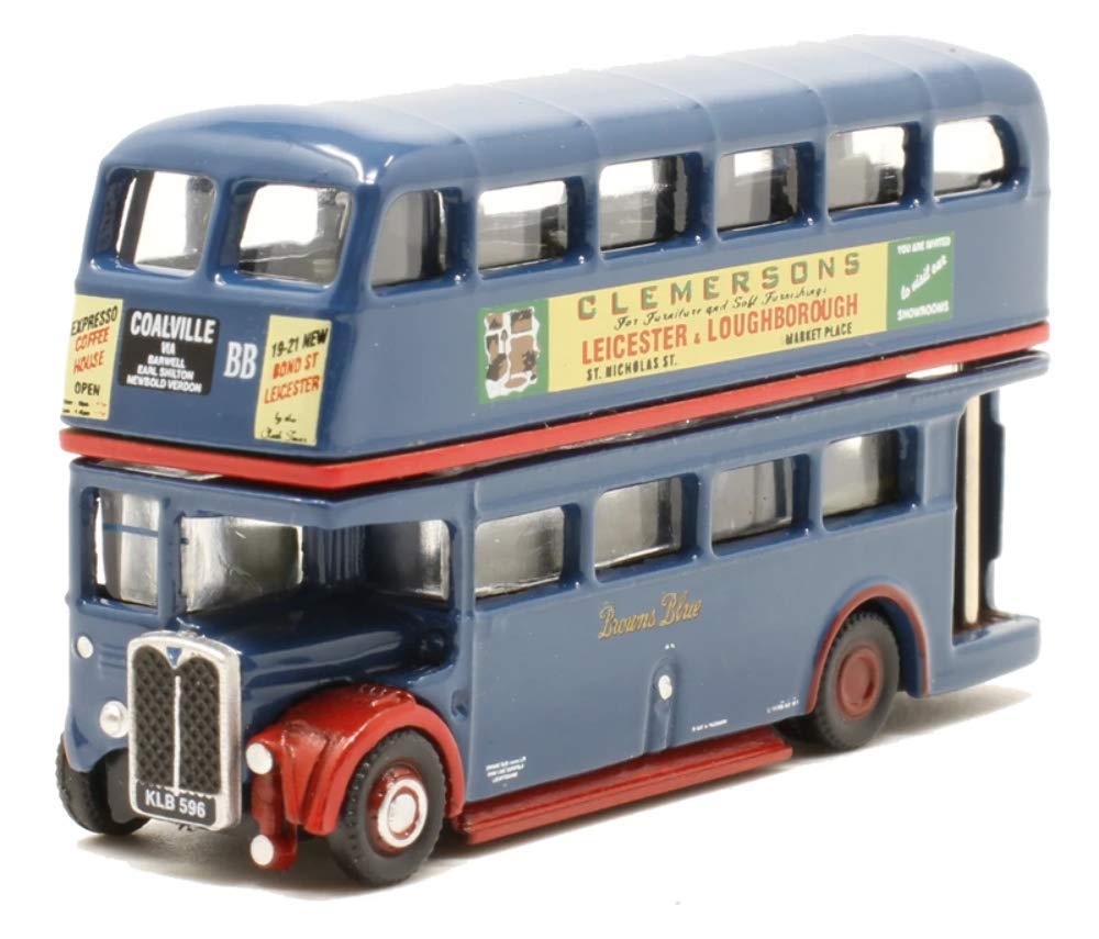 Oxford Diecast NRT007 Regent RT Bus Browns Blue