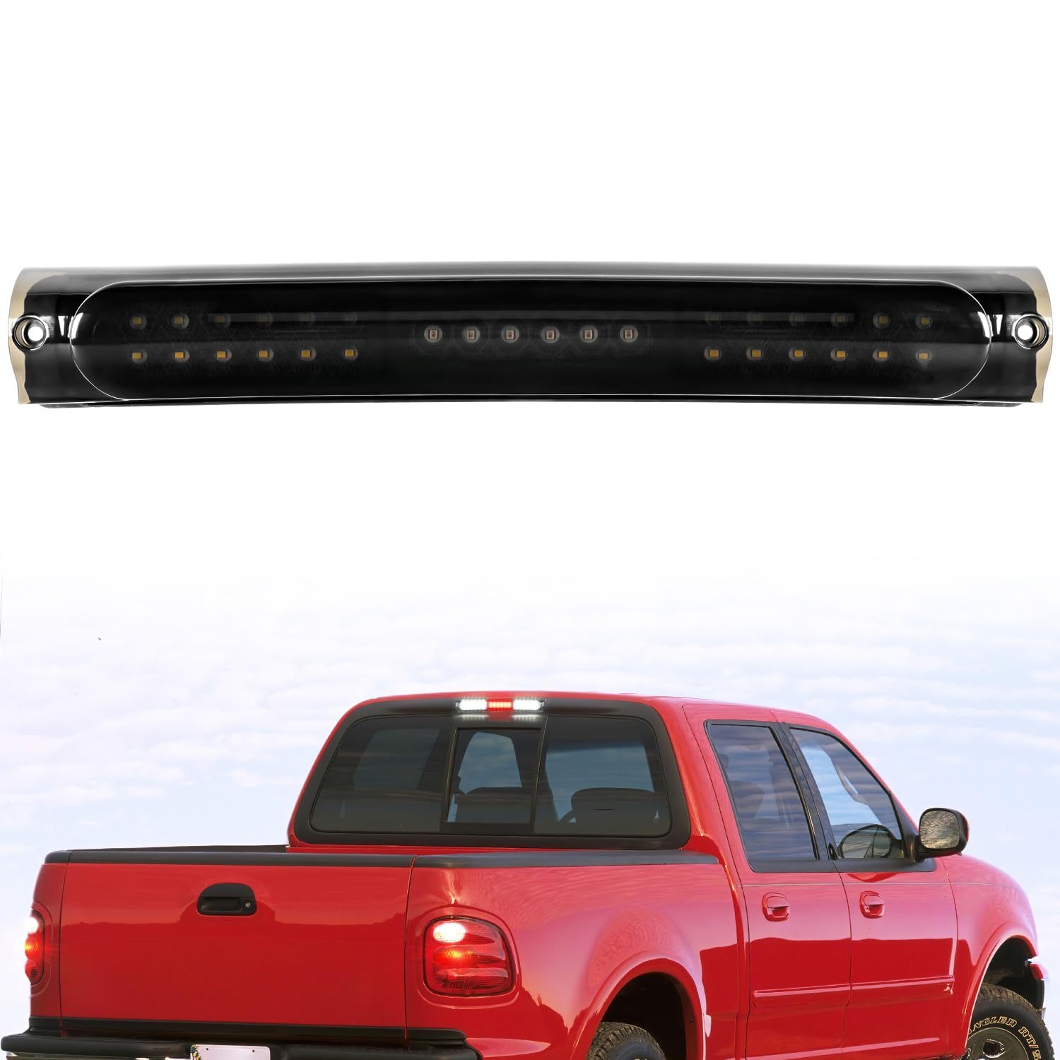 Nilight Third Brake Light for Ford F150 1997-2003 F-150 Heritage 2004