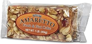 Grandma's Amaretto Premium Bakery Fresh Delicious Freshly Made Ingredients Traditional Recipe Fruitcake with Almond Flavor...