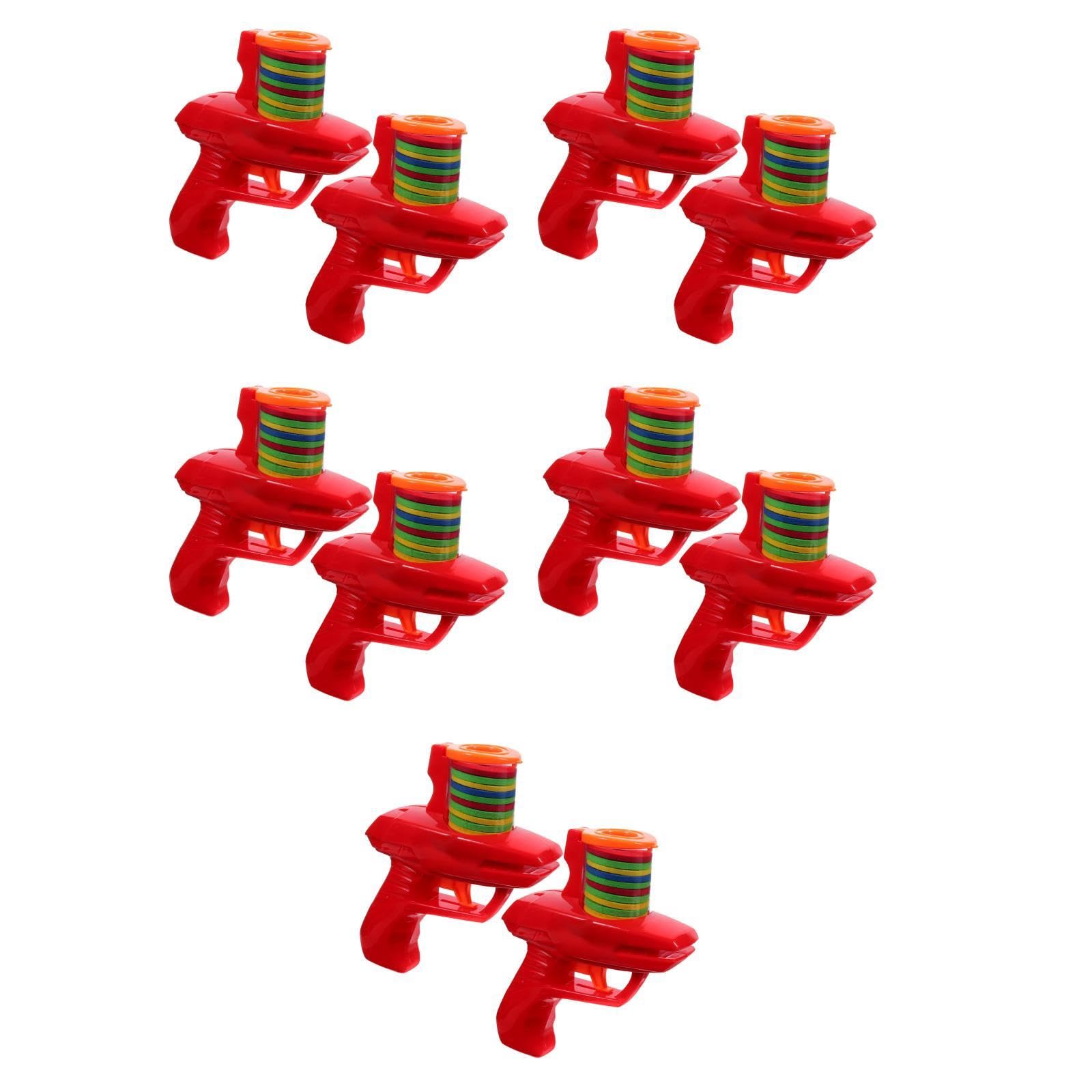 BESPORTBLE 10 Lanciatore Dischi in Schiuma Leggero e Resistente in Interattivo per attività all Colore Casuale