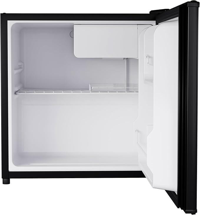 Avanti RM16J1B Mini Fridge Compact Refrigerator for Home Office or Dorm, Features Single Reversible Door Removable Shelf Manual Defrost and Adjustable Temperature Control, 1.6-Cu.Ft, Black on Fridge.com