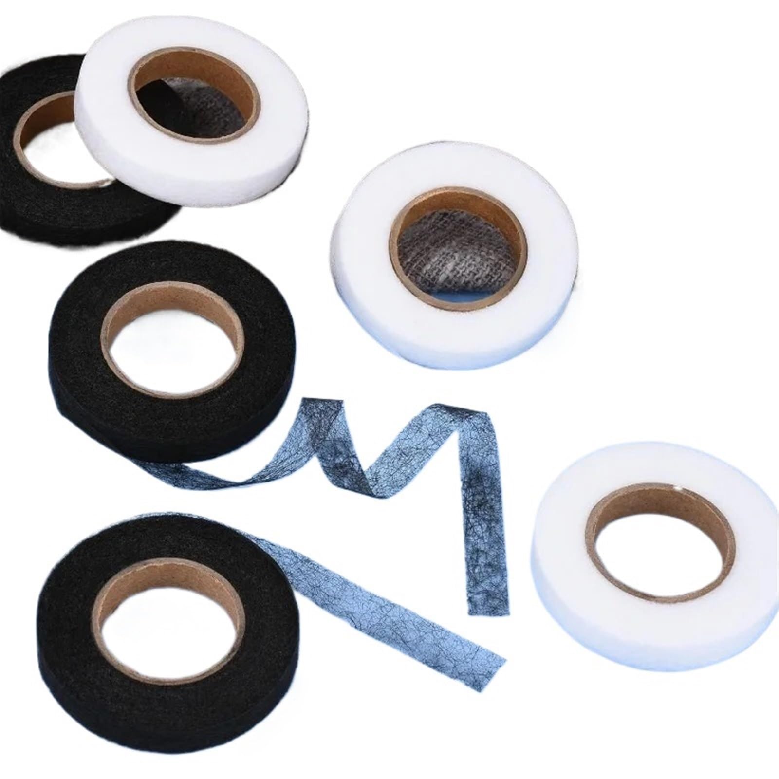 Lot de 10 rouleaux de ruban adhésif pour ourlet de pantalon, raccourcissement des bords, pâte à repasser sur pantalon, bricolage, vêtements, maison, accessoires de couture