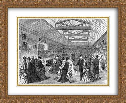New York City Metropolitan Museum 2x Matted 34x28 Large Gold Ornate Framed Art Print by The Cityscape Art Print Series