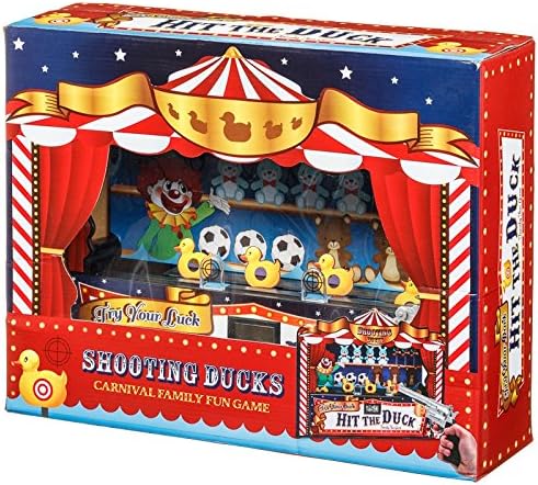 Shooting Ducks Game Retro Miniature Carnival Dunk the Duck Game