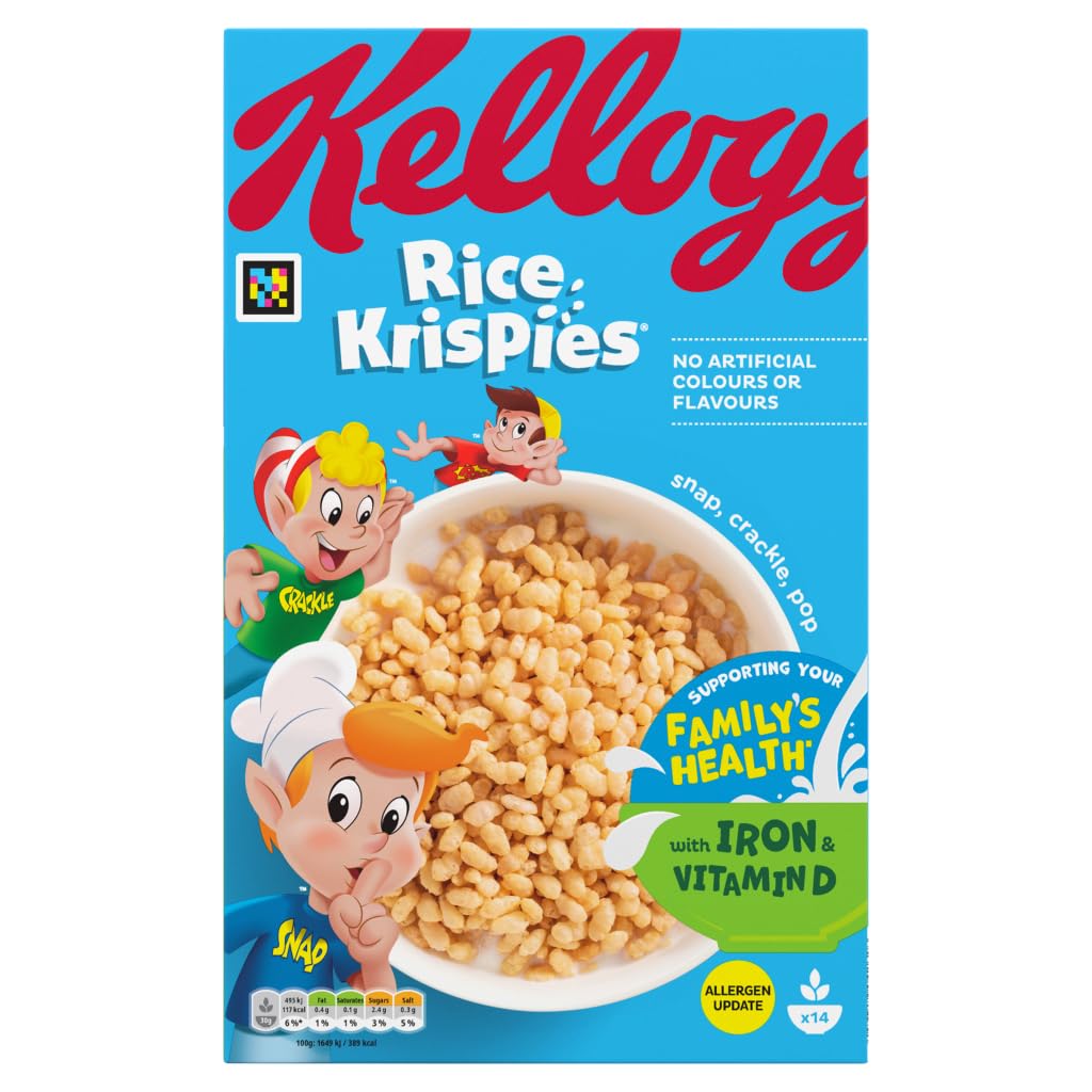 Kellogg's Rice Krispies Breakfast Cereal 430g