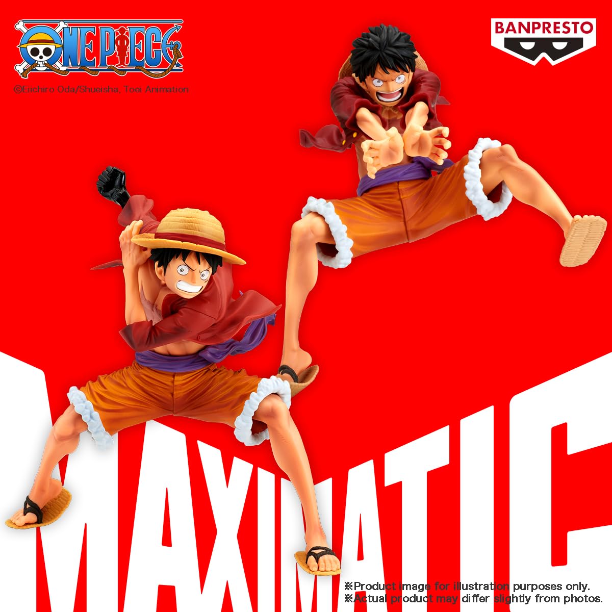 Banpresto Statuina d'Azione Monkey D Luffy I · II Special One Piece - Maximatic (Verb) 21 cm - Multicolore BP29209P - Statuina Collezionabile - Ottimo per i fan dell'Anime