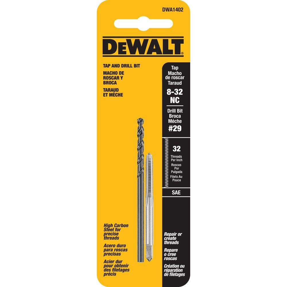 DRILL TAP SET, 8-32NC THRD 2PC