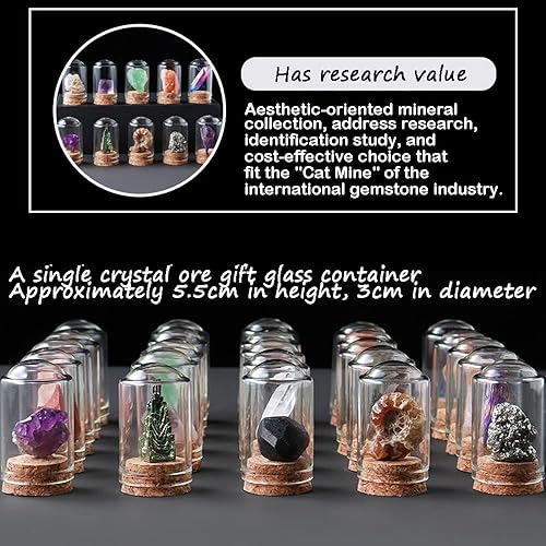 Miniatura 6 de Juego de cristales minerales de topacio brasileño con piedras naturales en bruto para decoración de interiores, estudio experimental, regalo,