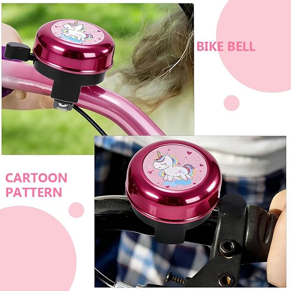 LAKPYN 1 Pezzi Campanello Bicicletta per Bambina, Campanello Bici in Metallo per Ragazze Ragazzi, per Bicicletta Scooter Triciciclo Come Regalo per Compleanni Natale Giornata dei Bambini - 3