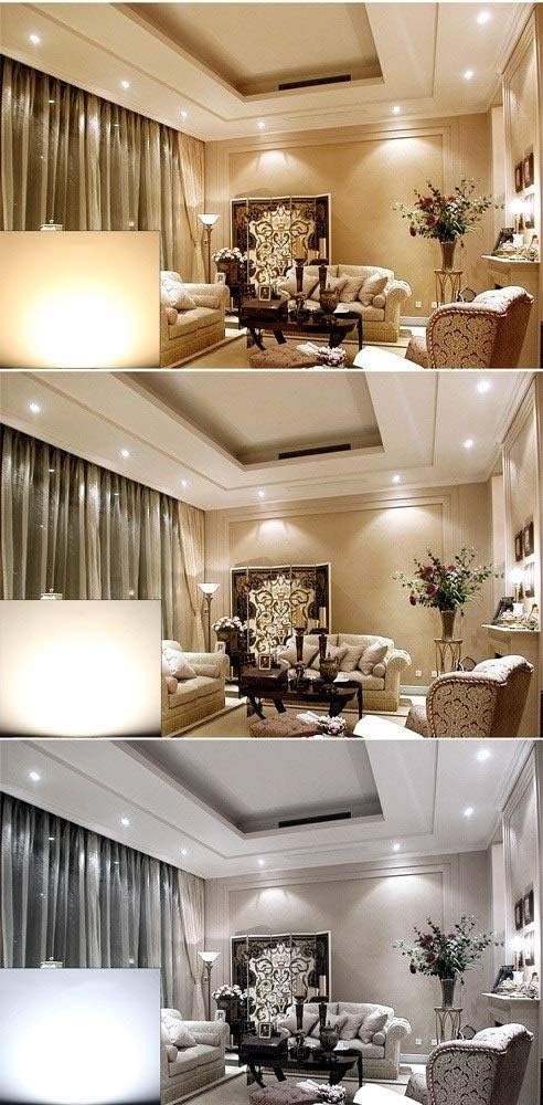 Recessed LED 9W COB Recessed Black Ceiling Downlights Modern Round Embessed Aluminum Spotlights Indoor Energy Saving Commercial Household Aisle Lighting Panel Lights Integrated