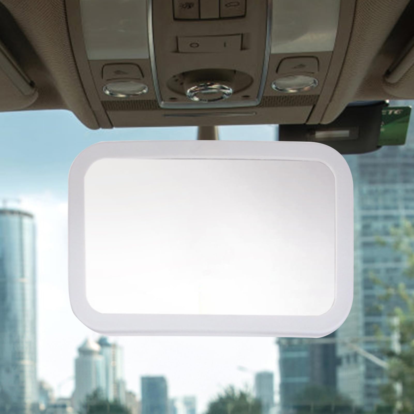 Specchietto Posteriore per Bambini in Auto Monitor LED Interno Con Sicuro | Specchietto Interno Auto Regolabile con USB per Bambini Ideale per Viaggi Lunghi e