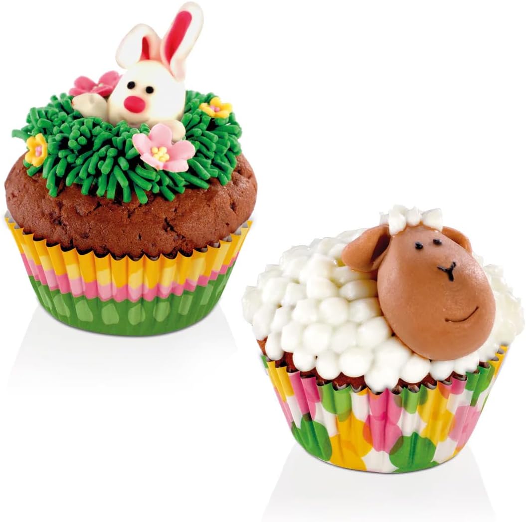 Tescoma Miniature Baking Cups Spring Delícia, Assorted, 4 cm, 100-Piece