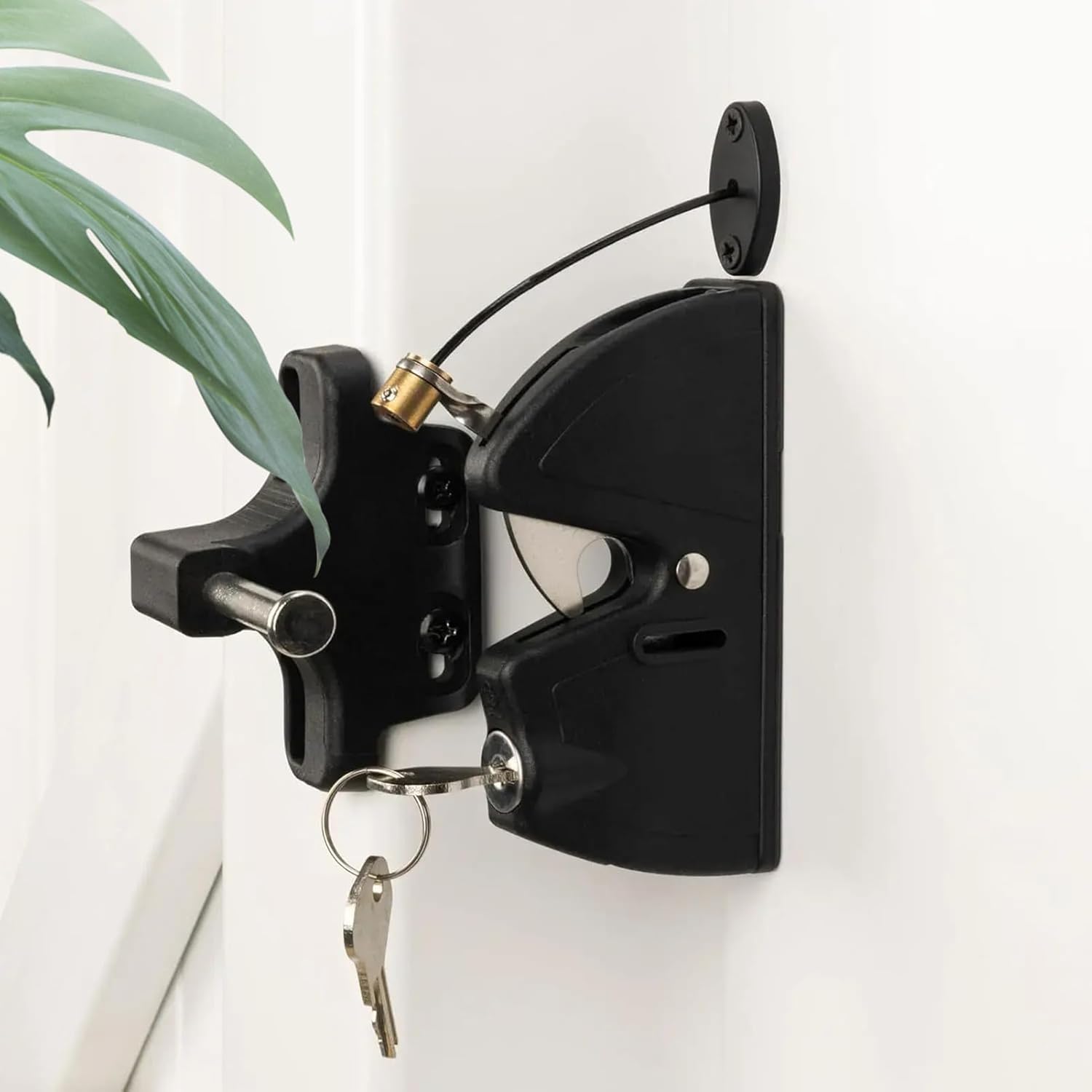 Fence Gate Latch Lock - Self-Locking Safety Latches | Security Protection Heavy Duty Hardware for Pool Backyard Toolshed Barn Patio Garden