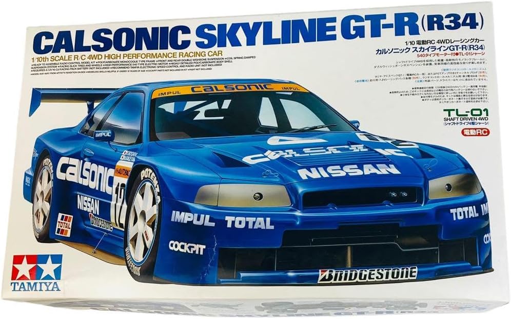 1⁄10 RC カルソニックスカイラインGT-R（R34） TL-01 タミヤ 1⁄10 TL01