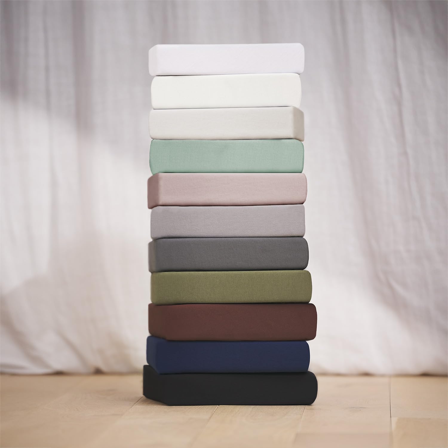 Blumtal® Luxus Spannbettlaken 180x200cm - 200x220cm für Boxspringbetten/Wasserbetten - Oeko-TEX zertifizierte Spannbettlaken 180x200 / 200x200 / 200x220 - Spannbetttuch 200x200 - Ivory Elfenbein