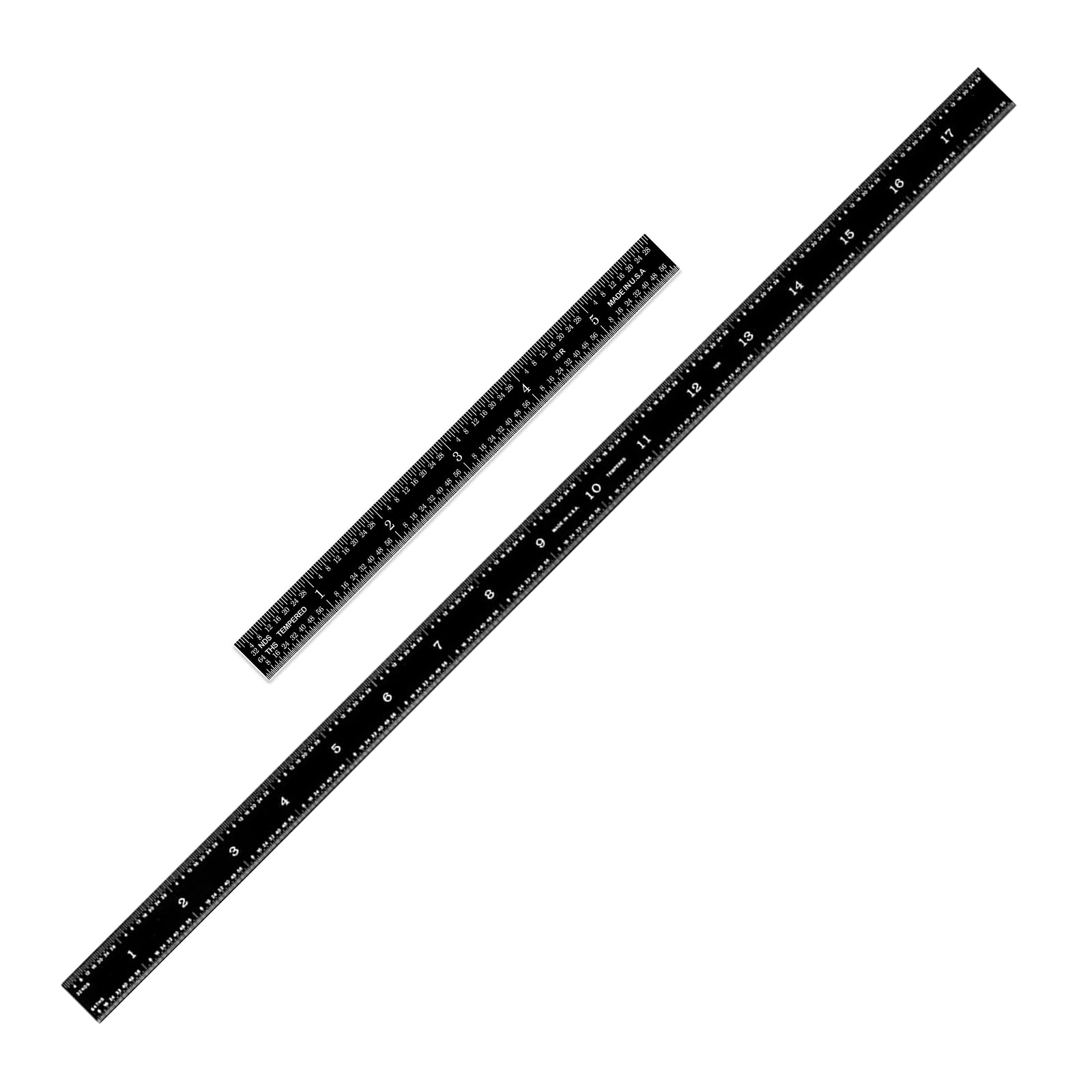 PEC Tools Flexible Metal Ruler Set