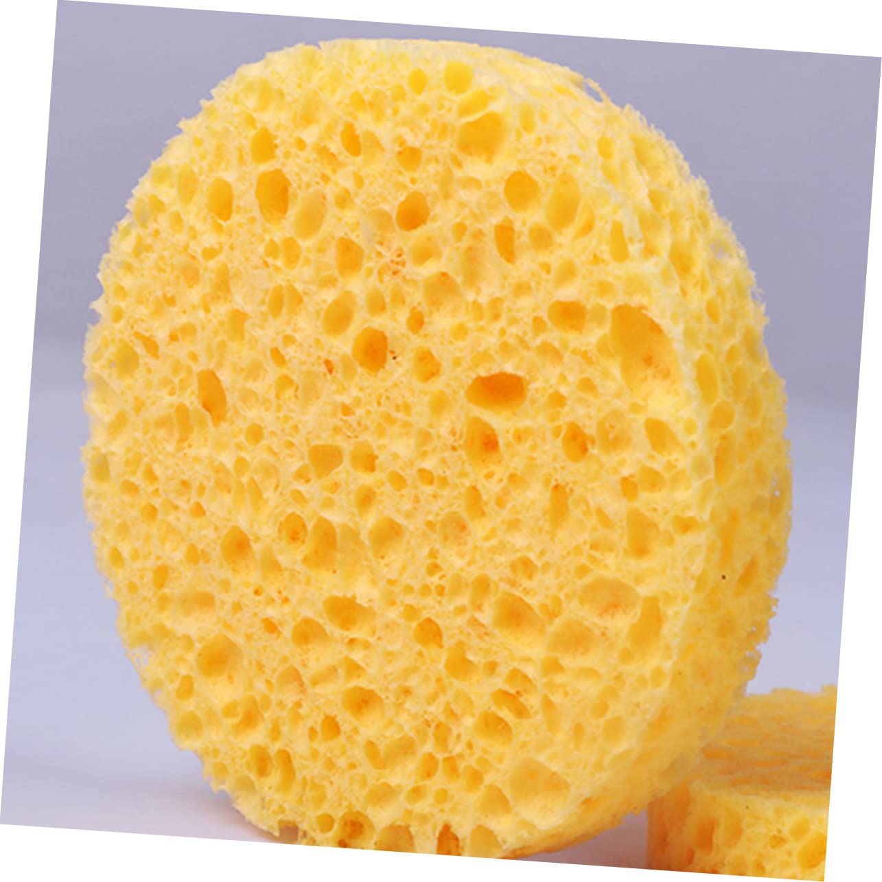 SOESFOUFU Skin-friendly Makeup Cotton Pads 20pcs Round Pads Sponge Cushion for Face Cleaning and Makeup Removal