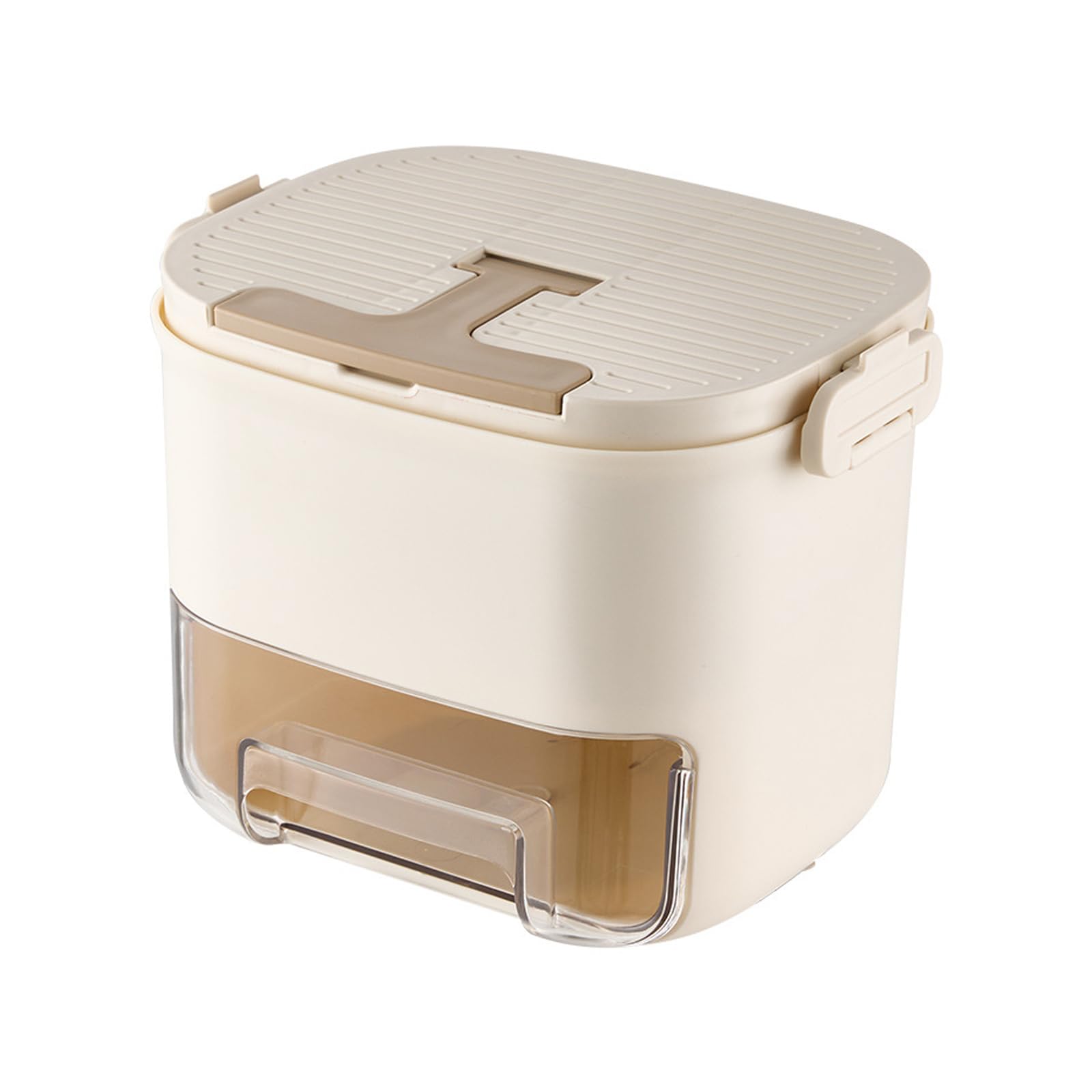 carotoe Large Capacity Freezer Ice Molds with Quick Releases Function Includes Lid and Storage Bin Set Ice Cubes Maker Tray Cocktails Molds