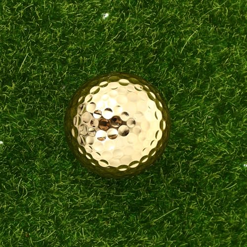 Lurrose プロ仕様二重ゴールドゴルフボール
