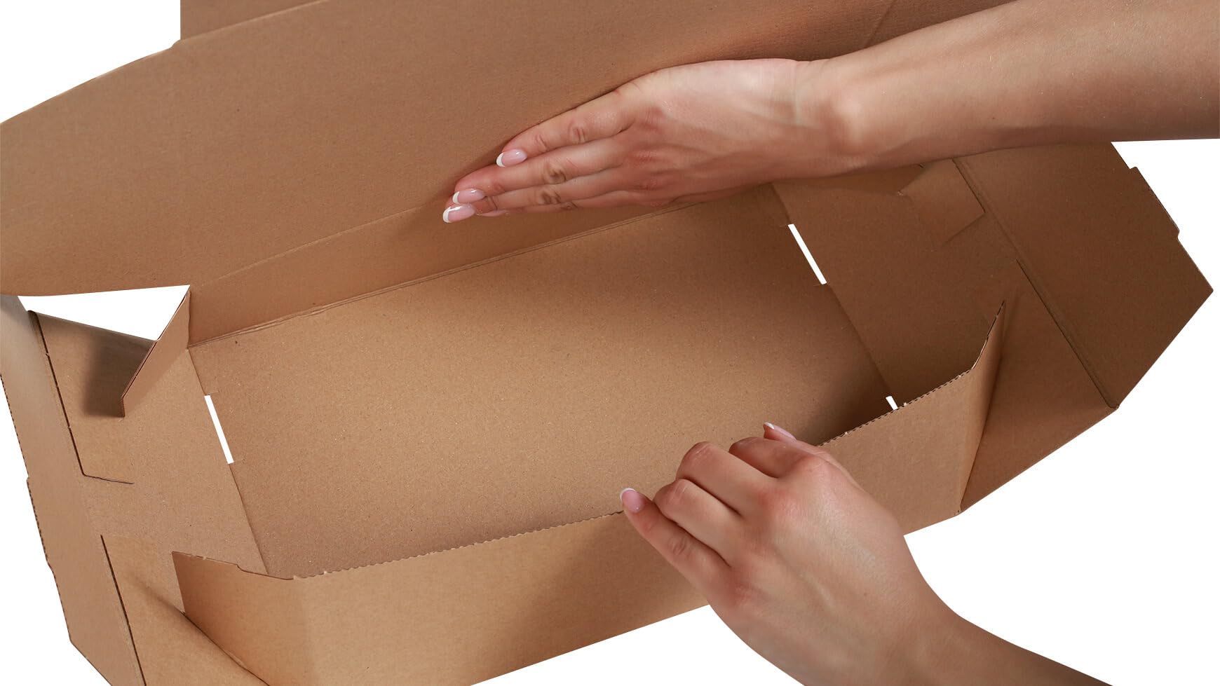 40x Modulbox 250 x 175 x 50 mm Selbstklebestreifen Braun Briefkarton Maxibrief Versandkarton DHL, Hermes, UPS