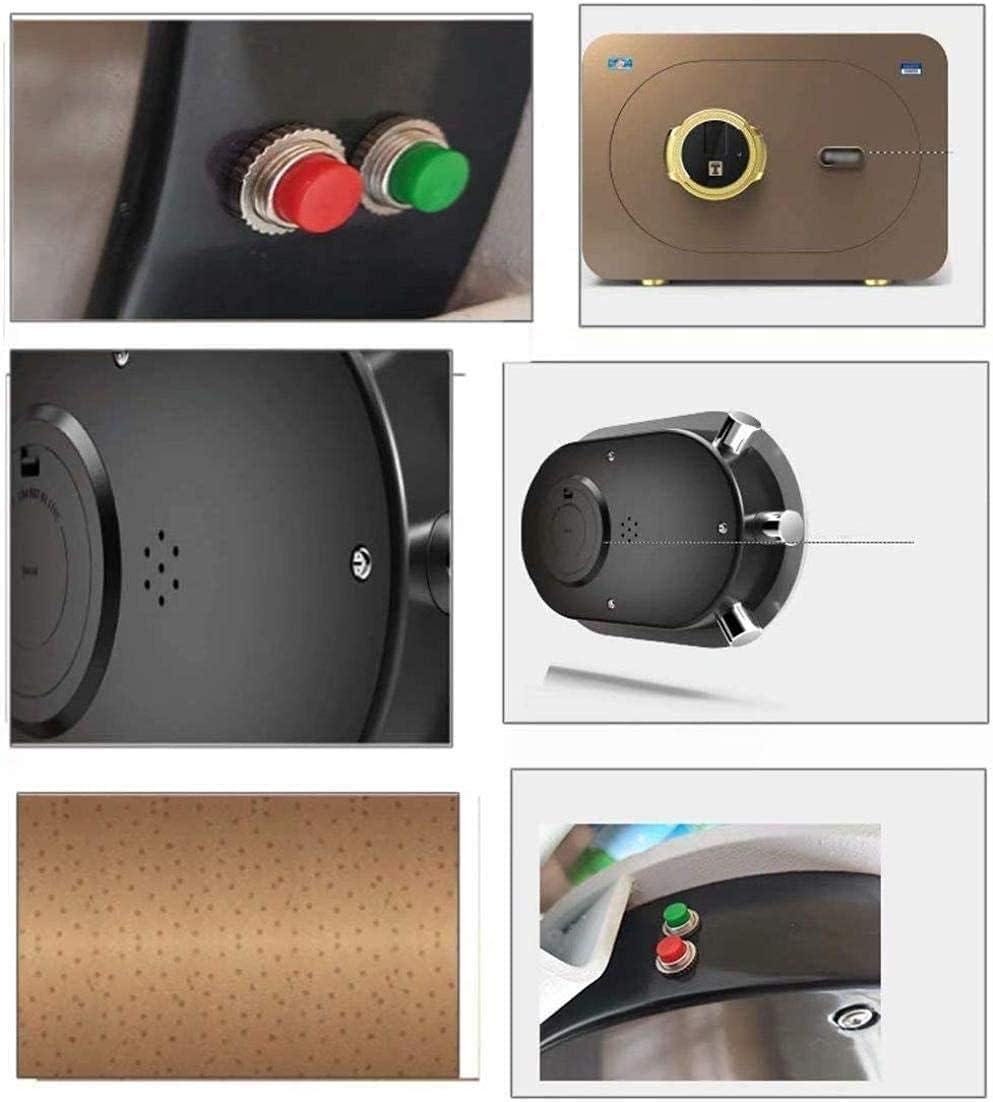 Safes Household Password Disposal Box High Security Steel Valve Anti-Theft Fireproof and Waterproof Electronic * 28cm White Safe