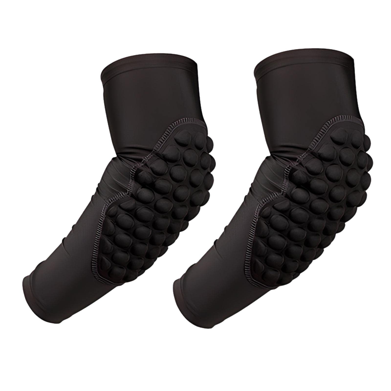 NIVAA Elbow Pads Knee Pads 1 Pair Padded Elbow Sleeves for Baseball Volleyball Gym XL-image-48