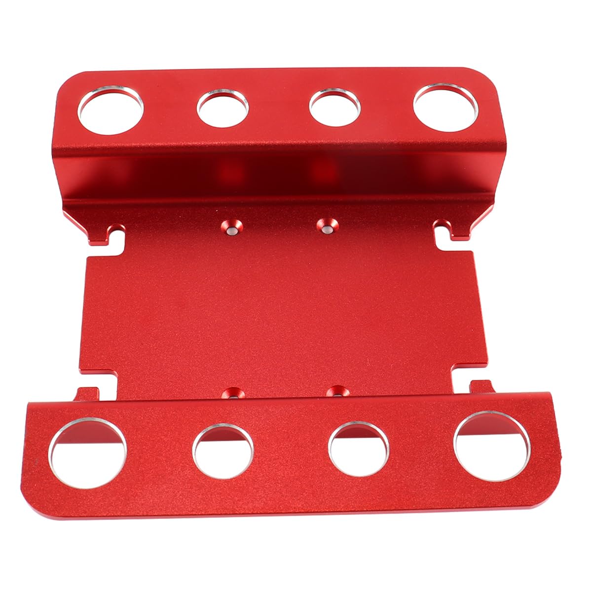 Laroal RC Car Work Stand Aluminum Alloy Lift Work Stand Repair Workstation for 1/8 1/10 Scale RC Crawler Car Truck Buggies (Red) - Image 2