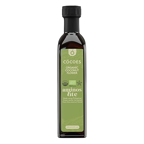 CÓCOES Flor de coco orgánica Aminos Lite - Alternativa a salsa de soja baja en calorías
