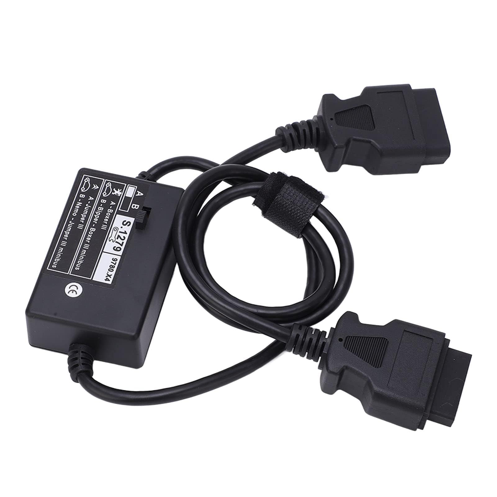 Cable de Diagnóstico OBD2, OBD2 Cable Adaptador de Diagnóstico Macho a Hembra S.1279 S1279 Reemplazo del Módulo para Peugeout