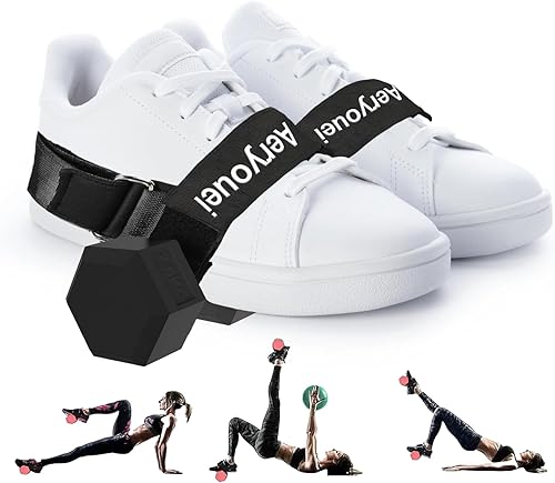 Miniatura 8 de Fijación de pie con mancuernas, entrenador Tibialis, pesas ajustables para tobillos, entrenamientos de piernas en casa para flexores de cadera,