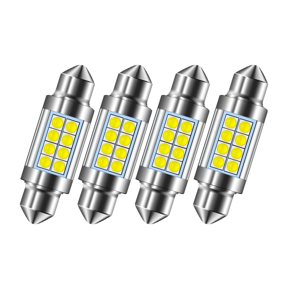 10 szt. festoon LED Ruiandsion 39mm Canbus 800lm 6000K biała 6-30V | Uniwersalne 12/24V 6–30V, bez polarności, Canbus bez błędów, mocne białe światło